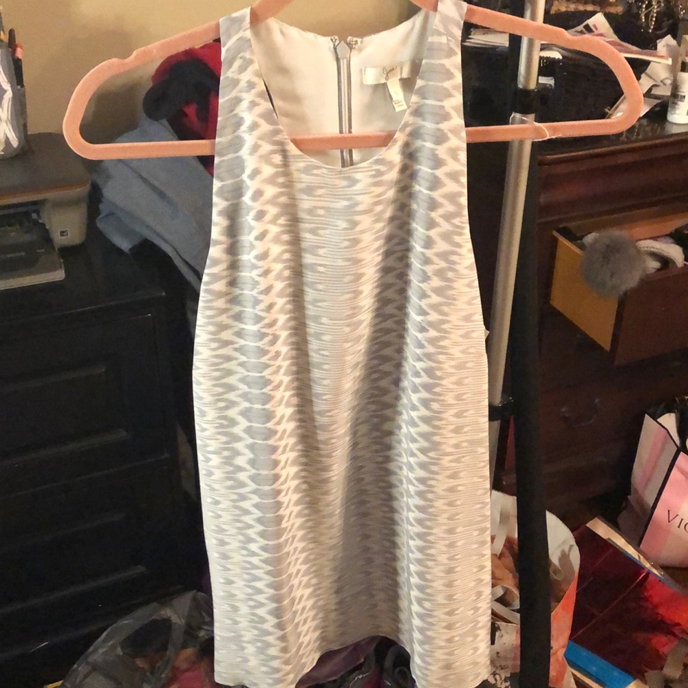 Joie silk tank with zipper back